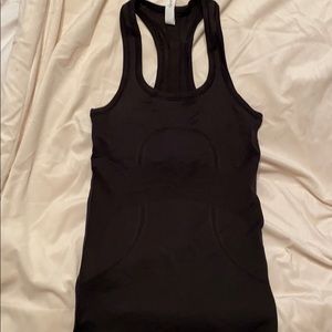 NWOT Black Lululemon Swiftly Racerback